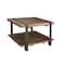 Alaterre Furniture Modesto 27" Reclaimed Wood Square Coffee Table AMSA1320 - alternate 1